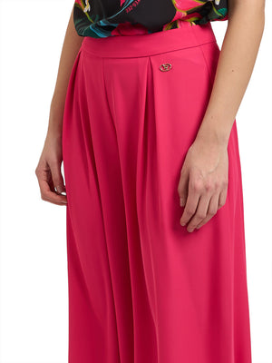 YES ZEE Pantalone a Palazzo Yes Zee - Fucsia
