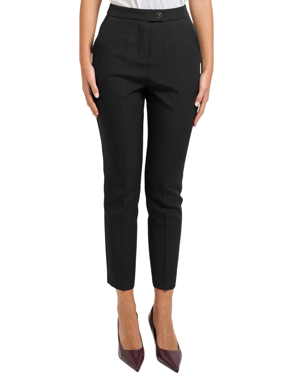YES ZEE Pantalone Chino Yes Zee - Nero