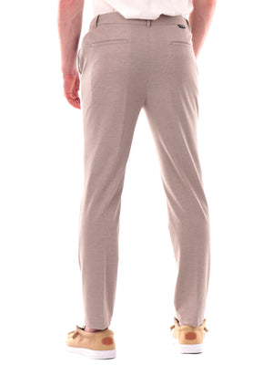 YES ZEE Pantalone Con Coulisse Elastico Fianchi Yes Zee - Tortora