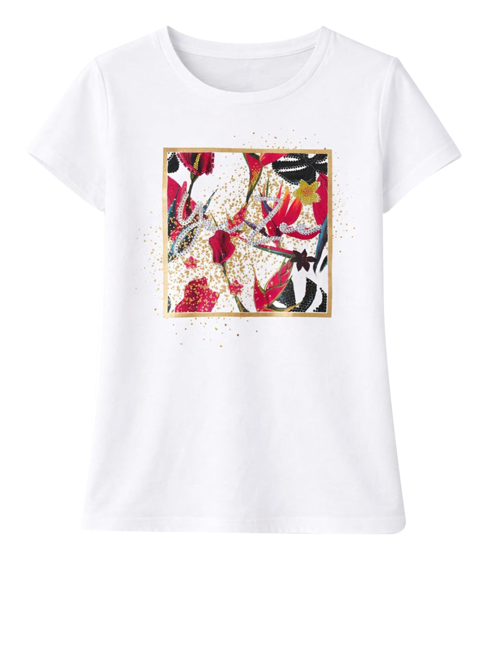 YES ZEE T-Shirt Girocollo Yes Zee - Bianco