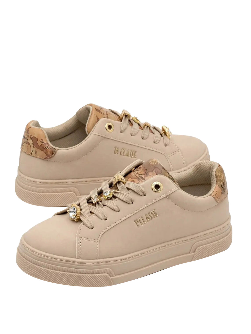 Alviero Martini Sneakers Con Charm Prima Classe - Beige