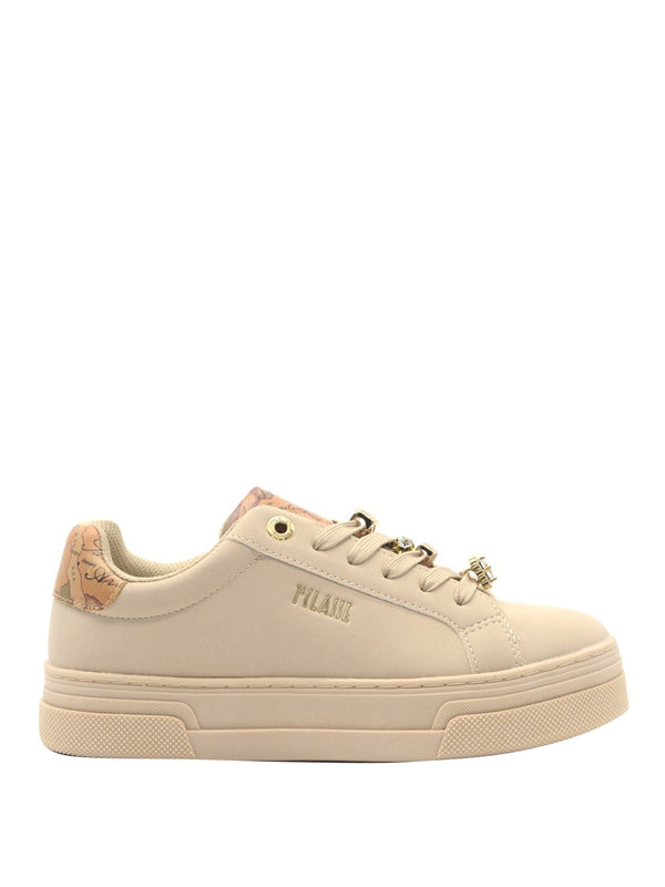 Alviero Martini Sneakers Con Charm Prima Classe - Beige
