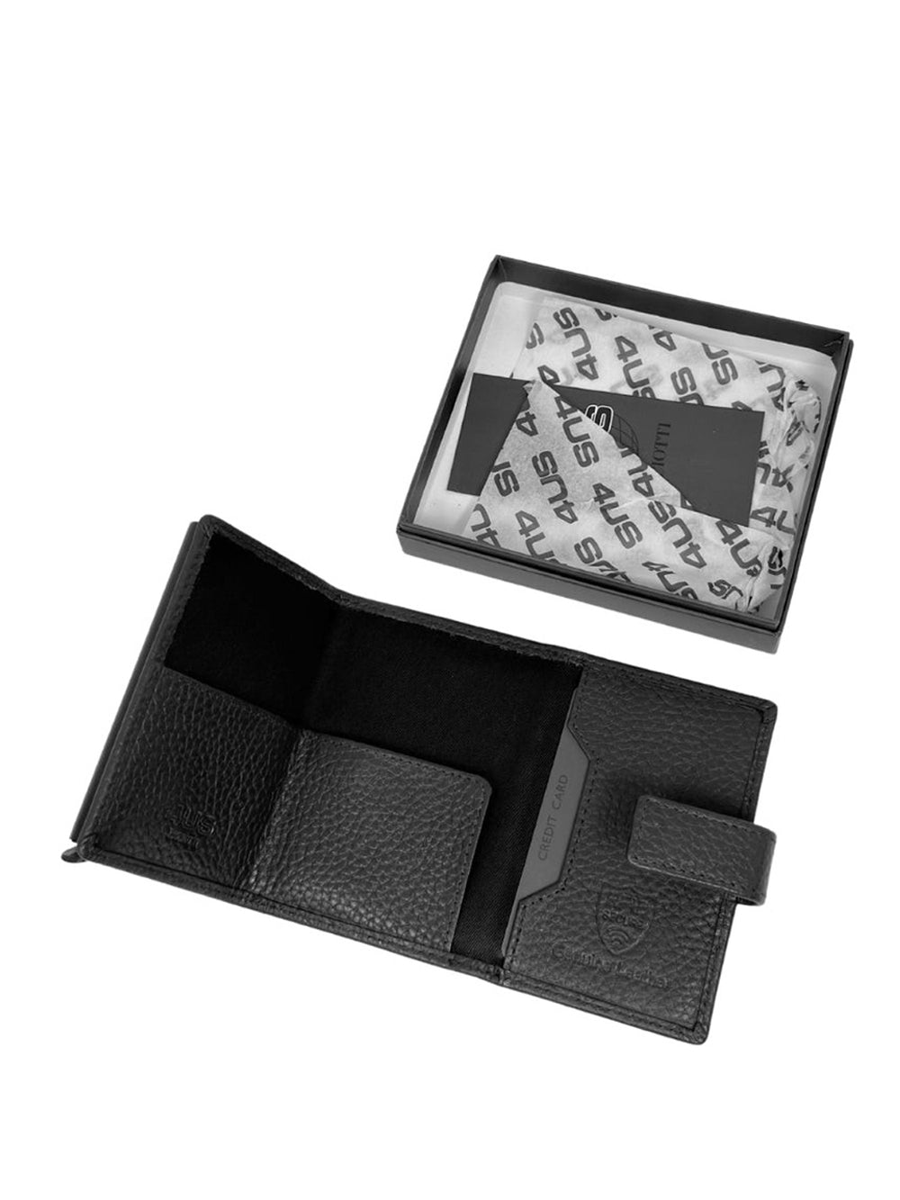 Paciotti Portafoglio Mw17 100% Real Leather 4Us - Nero