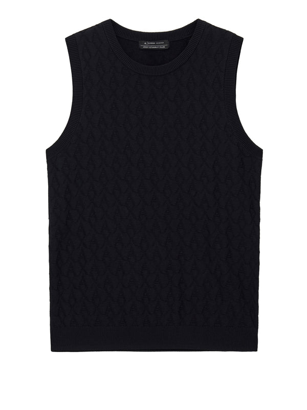 ARMANI EXCHANGE Top Armani Exchange Monogram Nero