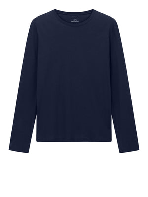 ARMANI EXCHANGE T-Shirt Armani Exchange Tinta Unita - Blu