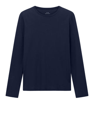 ARMANI EXCHANGE T-Shirt Armani Exchange Tinta Unita - Blu
