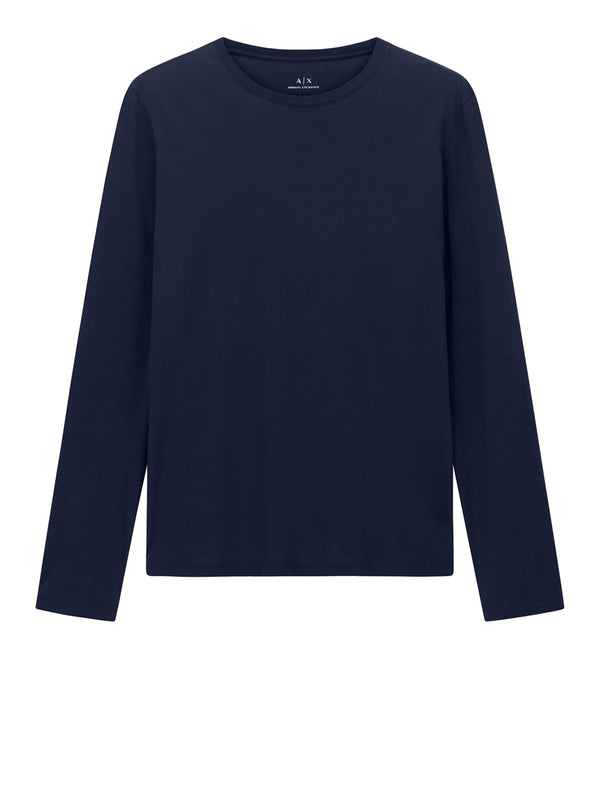 ARMANI EXCHANGE T-Shirt Armani Exchange Tinta Unita - Blu