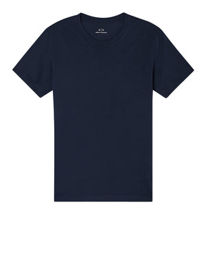 ARMANI EXCHANGE Armani Exchange T-Shirt In Tinta Unita - Navy