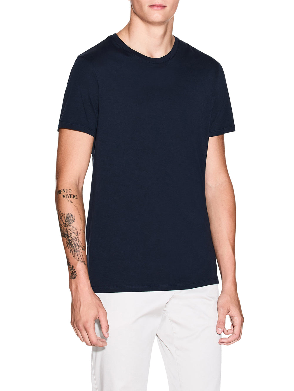 ARMANI EXCHANGE Armani Exchange T-Shirt In Tinta Unita - Navy