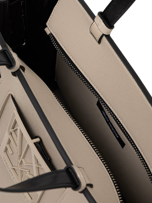 ARMANI EXCHANGE Borsa Shopper Armani Exchange Sabbia