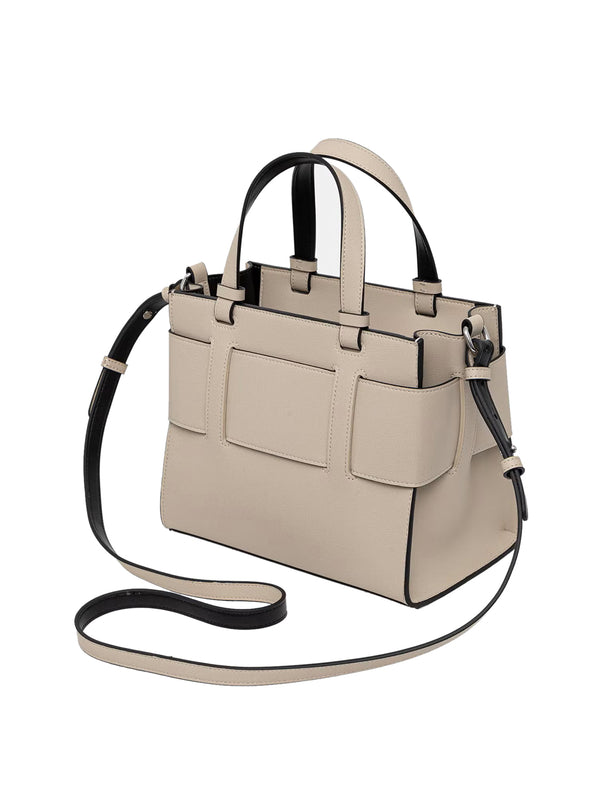 ARMANI EXCHANGE Borsa Shopper Armani Exchange Logo Frontale Sabbia