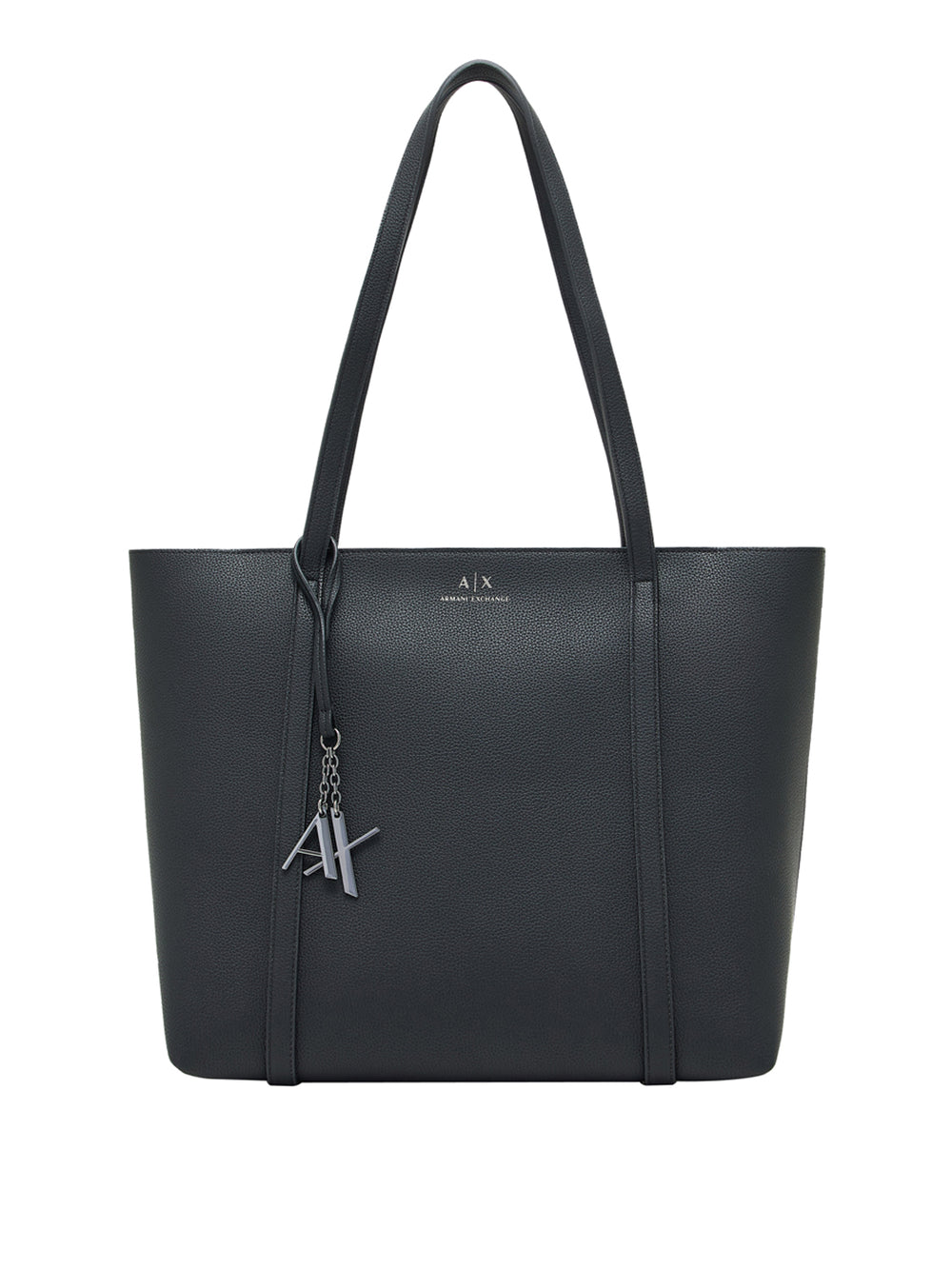 ARMANI EXCHANGE Borsa Shopper Armani Exchange Logo Frontale Nero