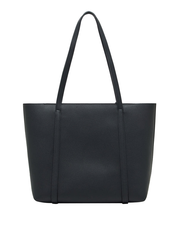 ARMANI EXCHANGE Borsa Shopper Armani Exchange Logo Frontale Nero