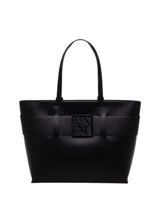 ARMANI EXCHANGE Shopper Armani Exchange Logo Frontale Nero