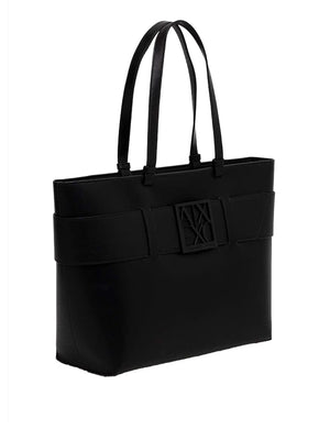 ARMANI EXCHANGE Shopper Armani Exchange Logo Frontale Nero