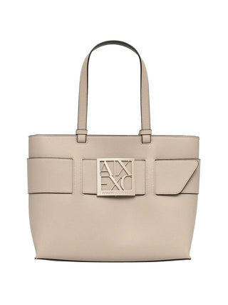 ARMANI EXCHANGE Borsa Tote Con Logo Frontale E Doppi Manici Armani Exchange - Script