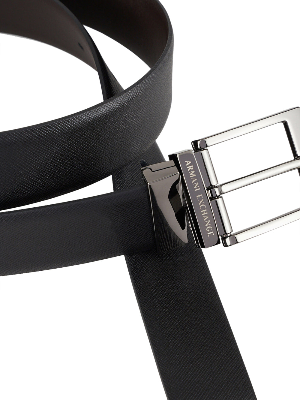 ARMANI EXCHANGE Cintura Armani Exchange Reversibile Tongue Nero