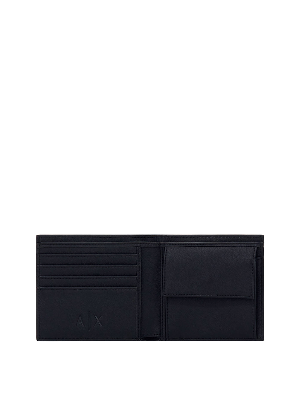 ARMANI EXCHANGE Portafoglio Armani Exchange Bifold Con Portamonete E Logo - Nero