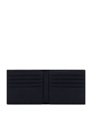 ARMANI EXCHANGE Portafoglio Armani Exchange Bifold Con Scomparti Per Carte - Nero