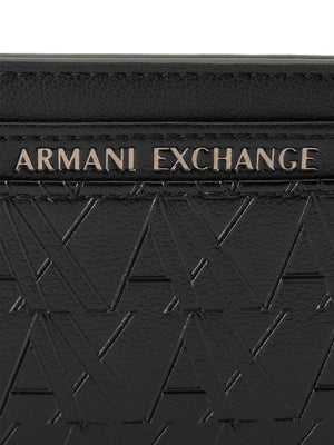 ARMANI EXCHANGE Portafoglio Armani Exchange Logo Frontale Nero
