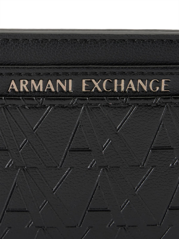 ARMANI EXCHANGE Portafoglio Armani Exchange Logo Frontale Nero