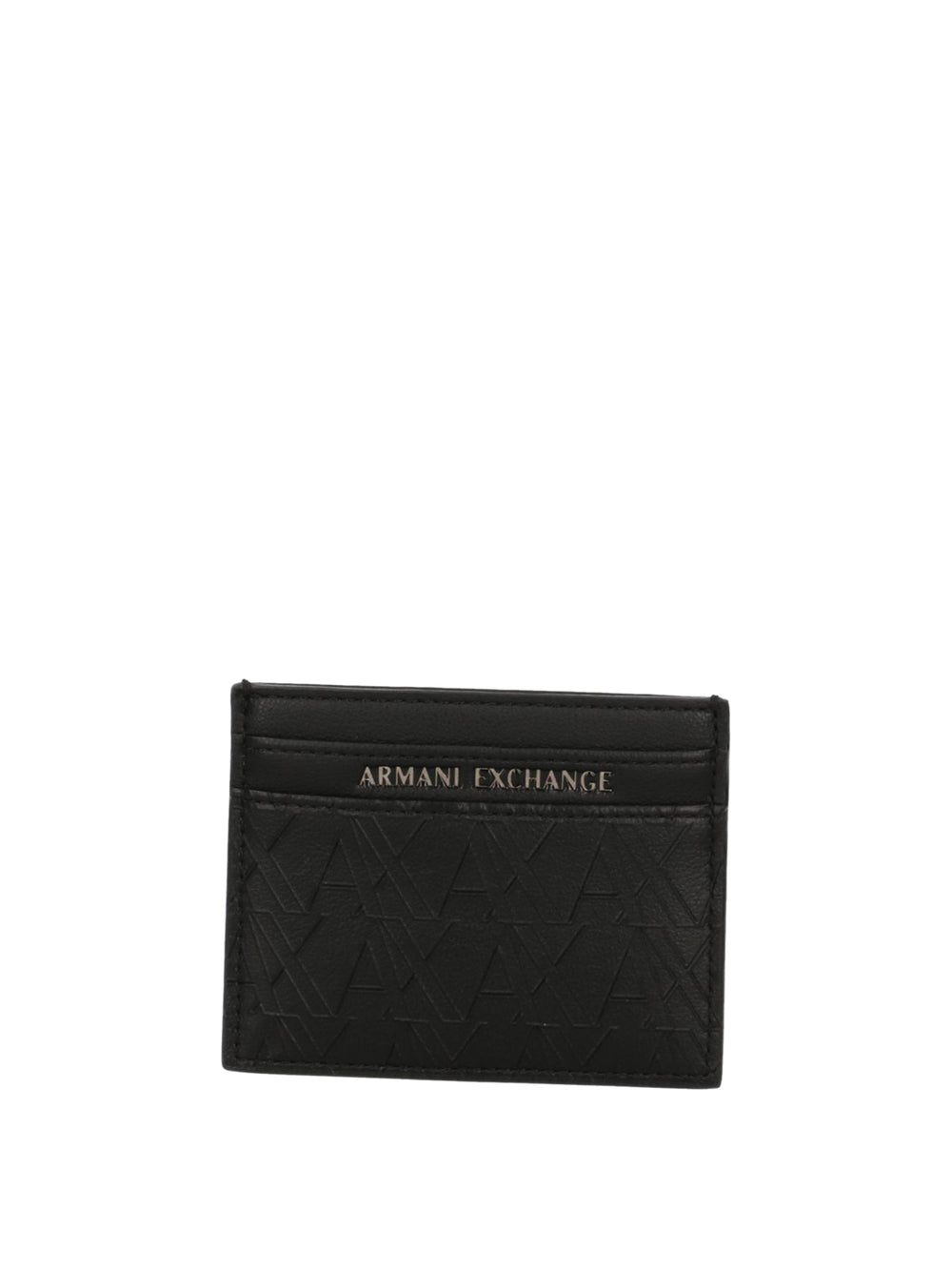 ARMANI EXCHANGE Porta Carte Armani Exchange Logo Frontale Nero