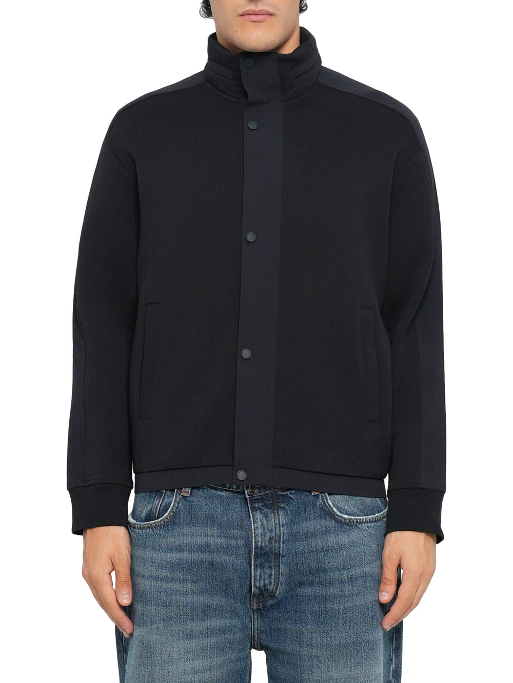 ARMANI EXCHANGE Armani Exchange Felpa Tinta Unita - Blu
