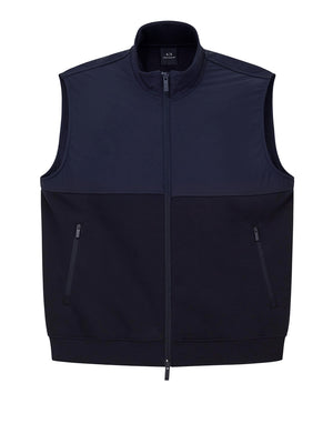 ARMANI EXCHANGE Gilet Armani Exchange Collo alto Essenziale - Navy