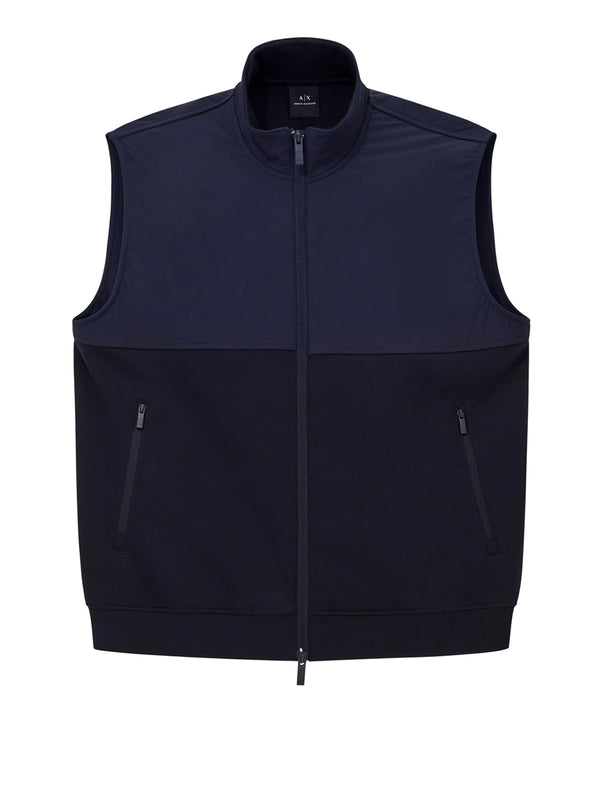 ARMANI EXCHANGE Gilet Armani Exchange Collo alto Essenziale - Navy