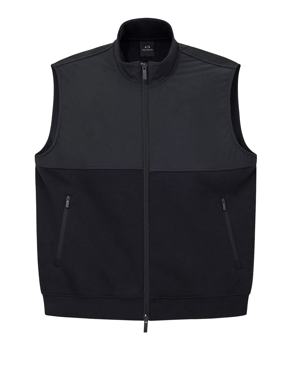 ARMANI EXCHANGE Gilet Armani Exchange Collo alto Essenziale - Nero