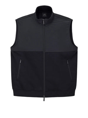 ARMANI EXCHANGE Gilet Armani Exchange Collo alto Essenziale - Nero