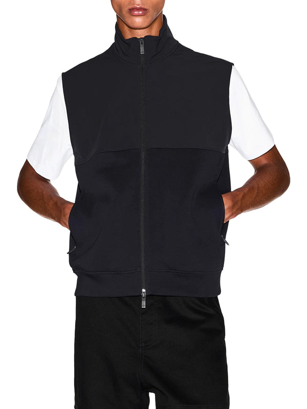 ARMANI EXCHANGE Gilet Armani Exchange Collo alto Essenziale - Nero
