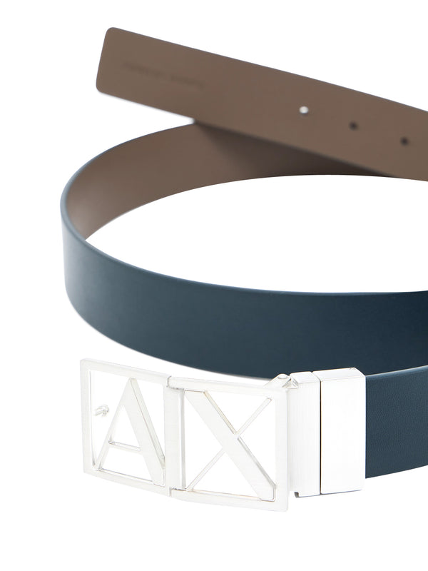 ARMANI EXCHANGE Cintura Armani Exchange Plate Navy