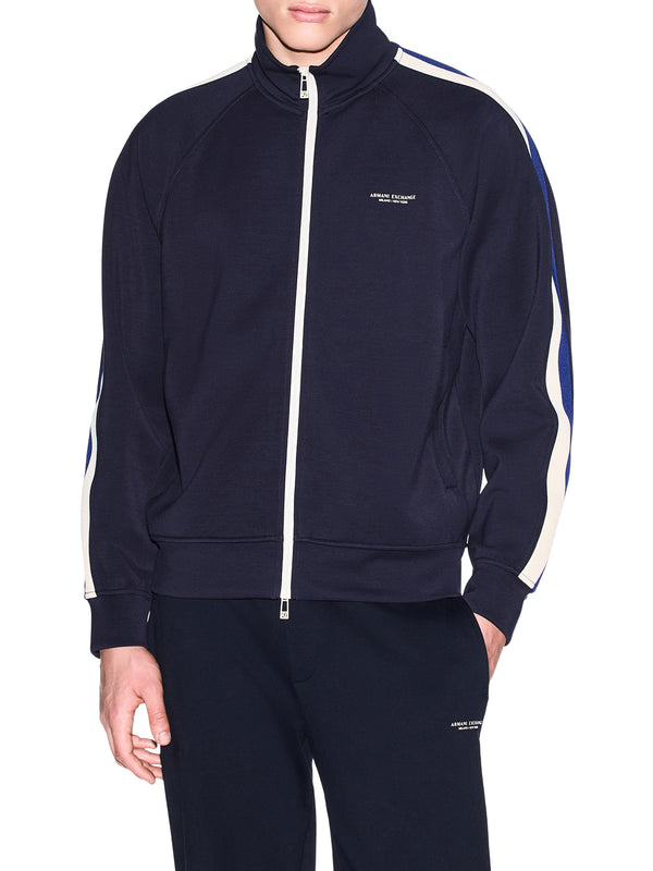 ARMANI EXCHANGE Felpa Armani Exchange Logo Frontale Navy