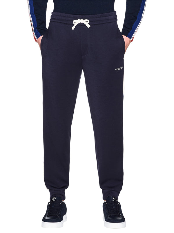 ARMANI EXCHANGE Pantatuta Armani Exchange regular fit in jersey di modal stretch - Blu
