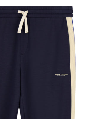 ARMANI EXCHANGE Pantatuta Armani Exchange regular fit in jersey di modal stretch - Blu