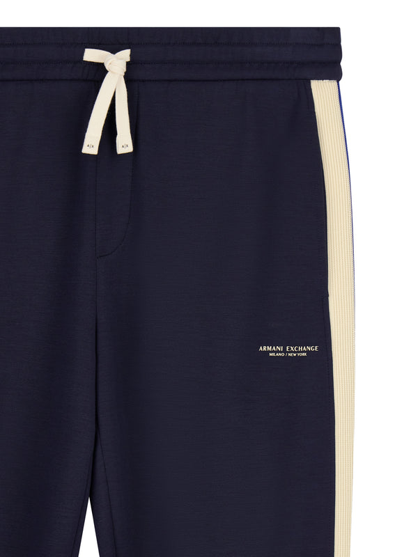 ARMANI EXCHANGE Pantatuta Armani Exchange regular fit in jersey di modal stretch - Blu