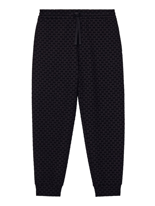 ARMANI EXCHANGE Pantalone Armani Exchange Monogramma Nero
