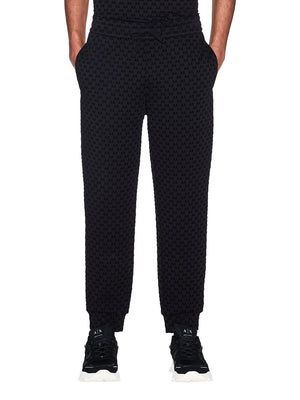 ARMANI EXCHANGE Pantalone Armani Exchange Monogramma Nero