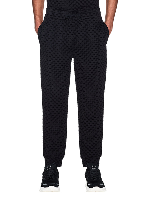 ARMANI EXCHANGE Pantalone Armani Exchange Monogramma Nero