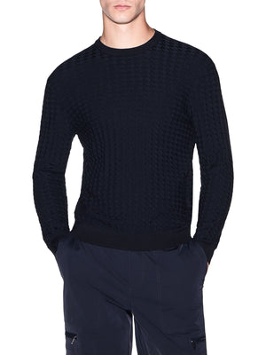 ARMANI EXCHANGE Maglione Armani Exchange Tinta Unita - Navy