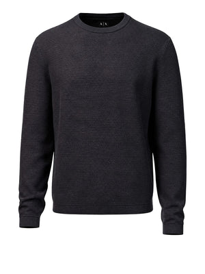 ARMANI EXCHANGE Maglione Armani Exchange Tinta Unita - Blu