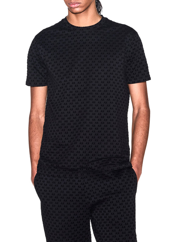 ARMANI EXCHANGE T-Shirt Armani Exchange In Jersey Verstibilità Regular - Nero