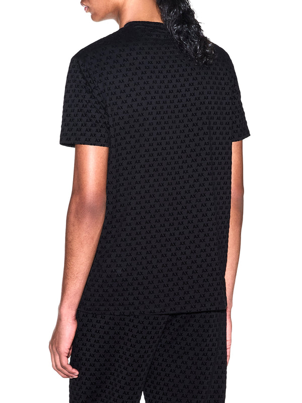 ARMANI EXCHANGE T-Shirt Armani Exchange In Jersey Verstibilità Regular - Nero