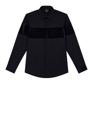 ARMANI EXCHANGE Camicia Armani Exchange Tinta Unita - Nero