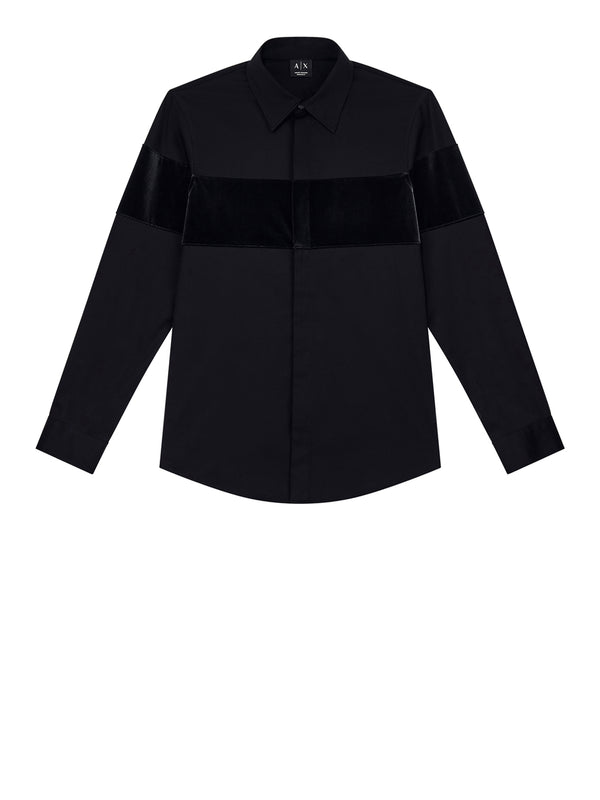 ARMANI EXCHANGE Camicia Armani Exchange Tinta Unita - Nero