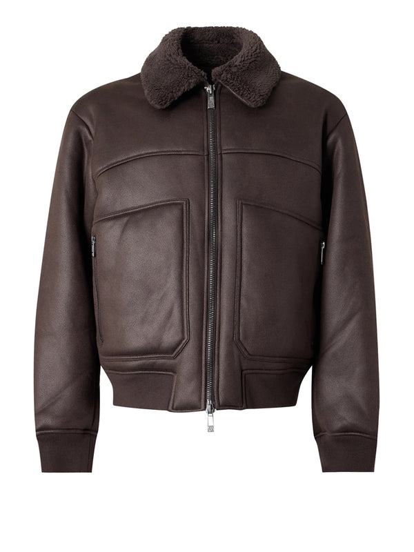 ARMANI EXCHANGE Giubbino Blouson Vestibilità Regolare - Marrone