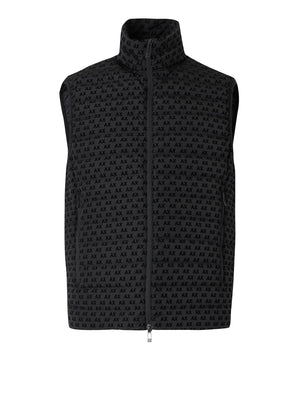 ARMANI EXCHANGE Smanicato Armani Exchange In Piumino Logo Monogramma Nero