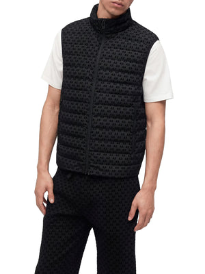 ARMANI EXCHANGE Smanicato Armani Exchange In Piumino Logo Monogramma Nero