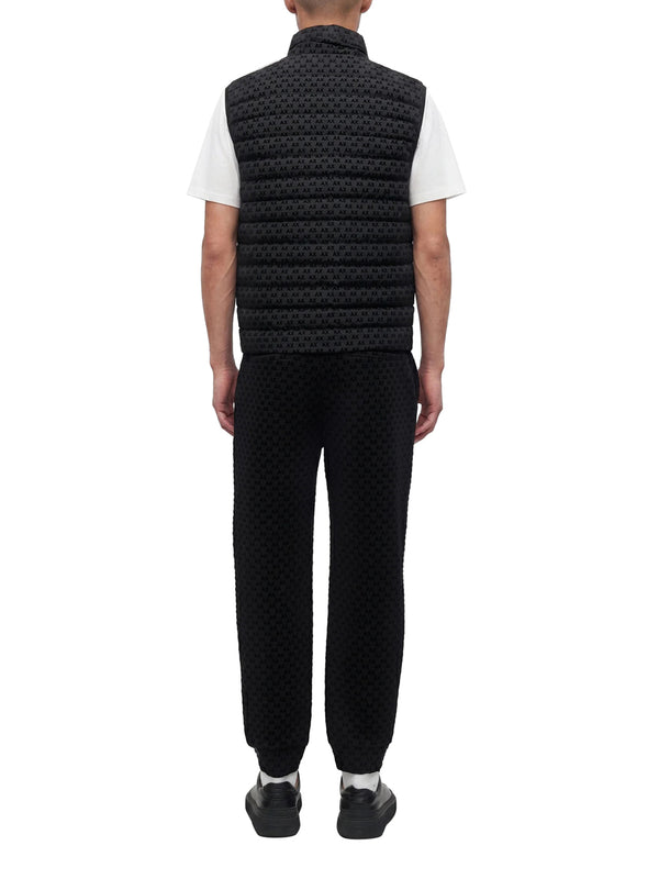 ARMANI EXCHANGE Smanicato Armani Exchange In Piumino Logo Monogramma Nero